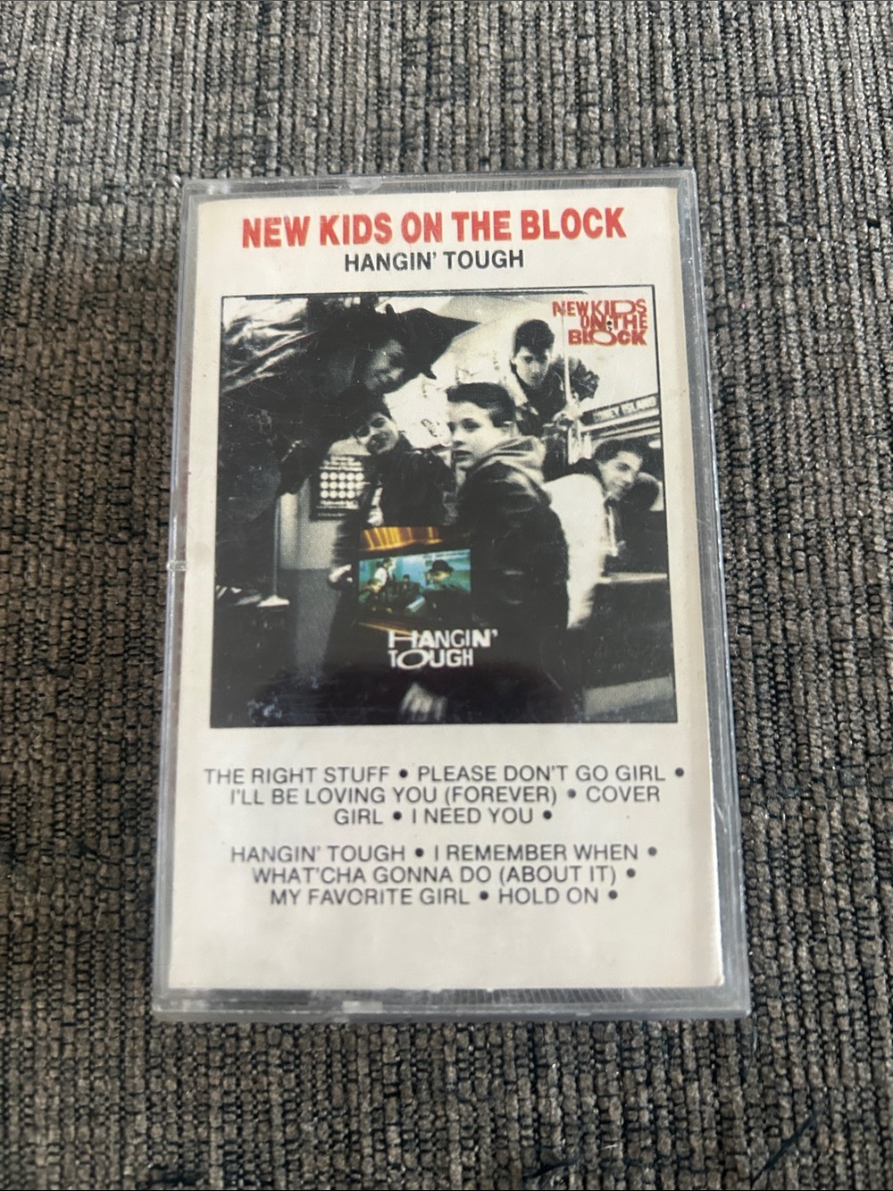 New Kids on the Block Hanging Tough cassette tape